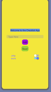 Checklist App by Elijah