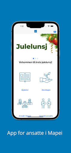Android application Mapei - App for ansatte screenshort