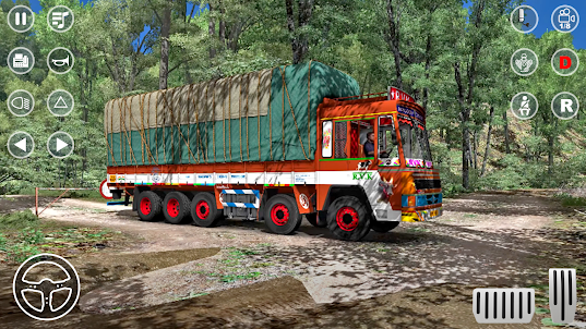 インドのトラックシミュレーター大型トラックの運転