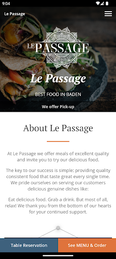 Le Passage Screen 2