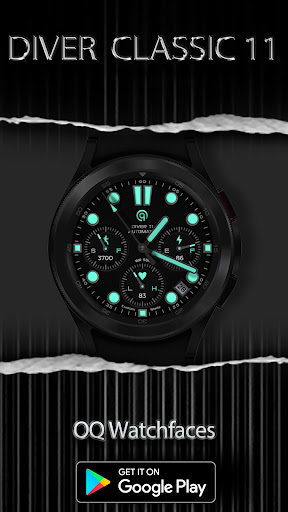 Diver 11 Black For WEAR OS 3+ Screen 3