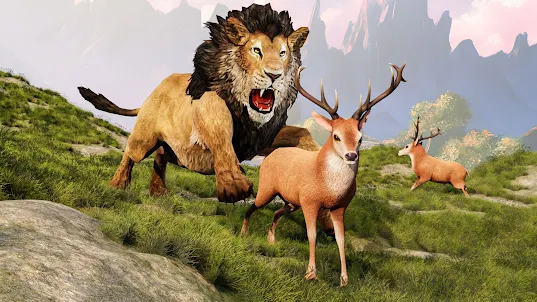 trò chơi sư tử sim động vật 3D