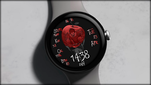 Minimal Death Note Watch Face