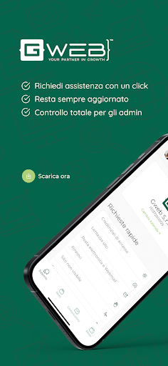 Android application Gweb screenshort