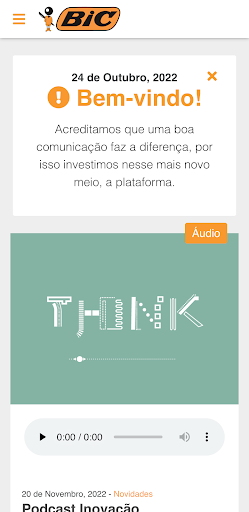 Android application BIComunica screenshort