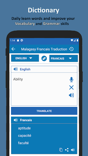 Traducteur Malagasy Francais Screen 2