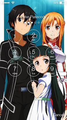 Anime Asuna  And Kirito In Love  Screen Lockのおすすめ画像2
