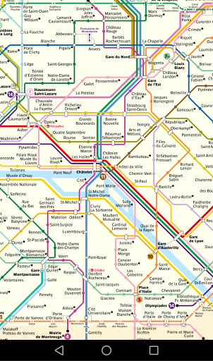Plan metro rer bus paris Screen 2