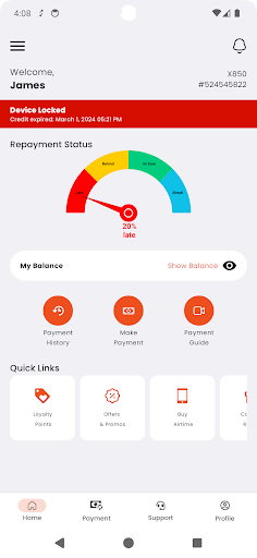 Android application d.light screenshort