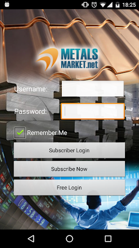 Android application Metals Market screenshort