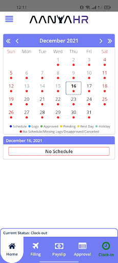 AanyaHR Mobile Screen 3