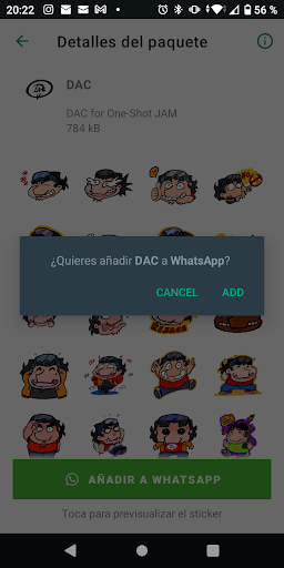 JAM Stickers Screen 3