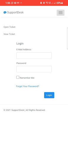 Android application Supportorbit screenshort