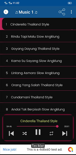 Dj Topeng Remix Thailand Style Screen 2