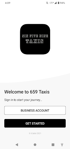 Android application 659 Taxis screenshort