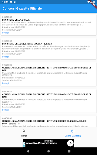 Concorsi Gazzetta Ufficiale