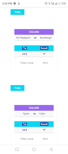 Vedimas: Football Prediction Screen 3
