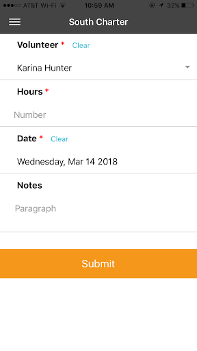 Volunteer Time Tracking Screenshot 4 - AppWisp.com