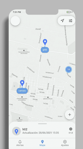 Android application Rastreo Autosatel GPS screenshort