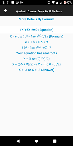 Quadratic Equation Solver By All Methods PRO