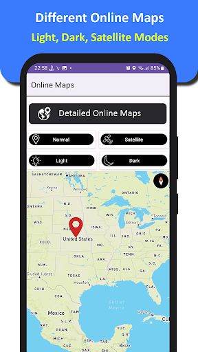 GPS navigation, maps & route