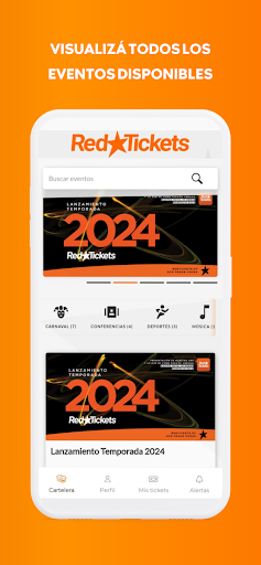 RedTickets Screen 2
