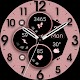 screenshot of Rose Gold Analog Watch Face