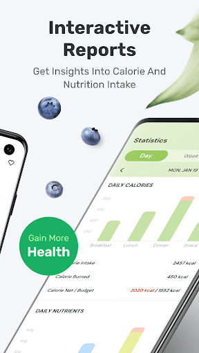 Screenshot of EZ Calorie Counter