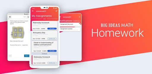big ideas math homework app