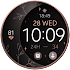Moon Rose Gold watch face
