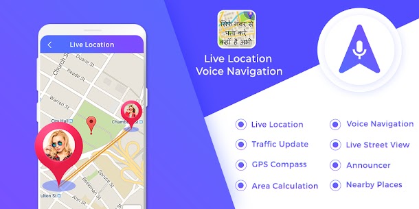Live Location:Voice Navigation For PC installation