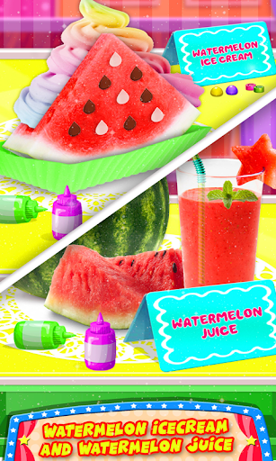 DIY Watermelon Treats Game Ice Cream  Juice Chef
