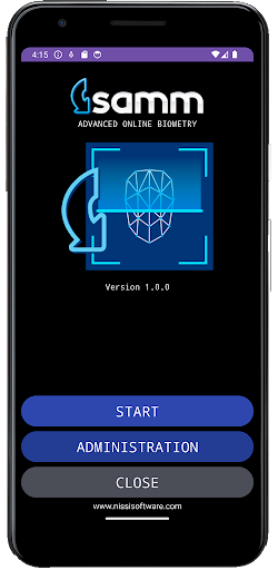 Android application SAMM ACCESS CHECKER screenshort