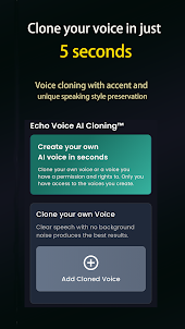 Echo Voice AI - Voice clone