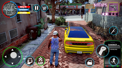 Android application Gangster Crime City Mafia Game screenshort