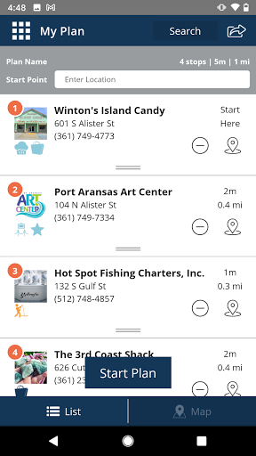 Screenshot of Visit Port Aransas