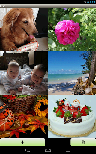 Android application Memories File screenshort