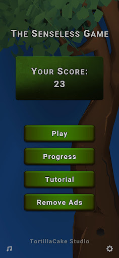 Android application The Senseless Game screenshort