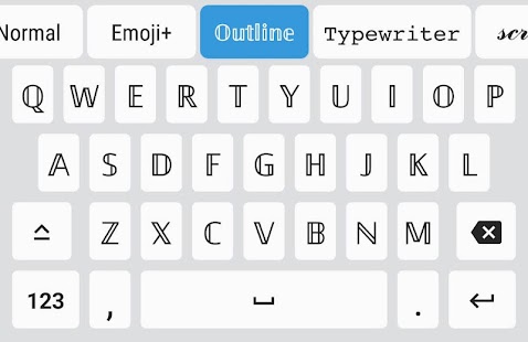 Fonts - Teclado de Letras Screenshot