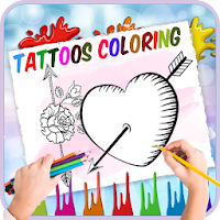 Tattoos Coloring Book