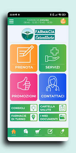 Android application Farmacia Casentinese screenshort