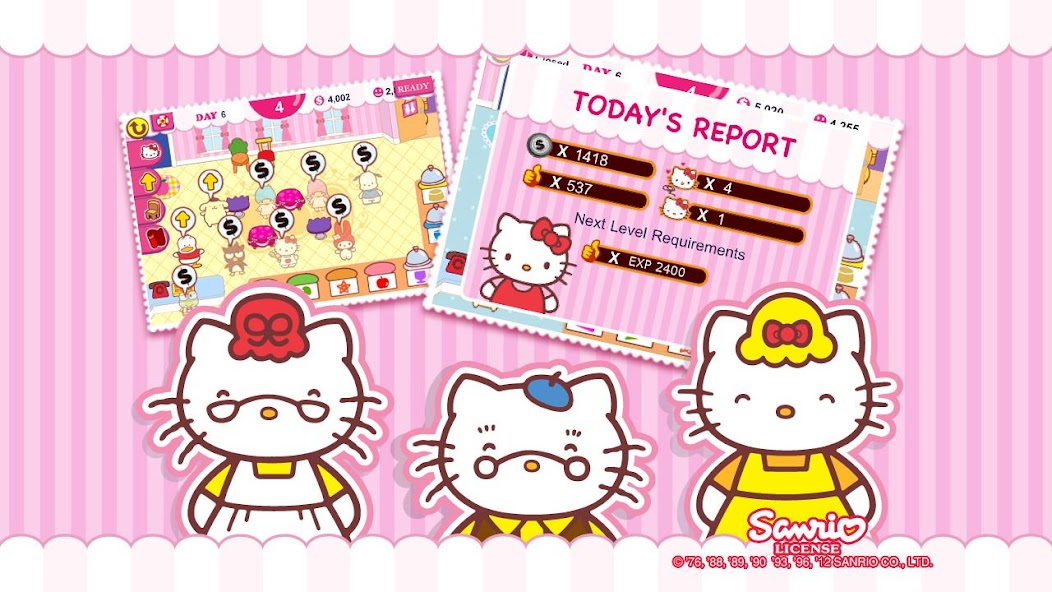 Hello Kitty Cafe‏ 1.7.3 APK + Mod (Unlimited money) إلى عن على ذكري المظهر