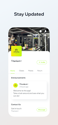 Titanium+ | App de Miembros. Screen 3