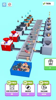 Idle Dessert Factory Game - Screenshot 1