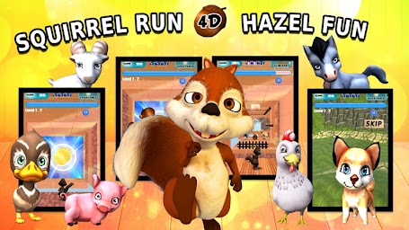 Squirrel Run 4D  -  Hazel Fun