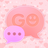 GO SMS Pro Pink Hearts Theme icon