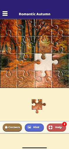 Romantic Autumn Puzzle Screen 2