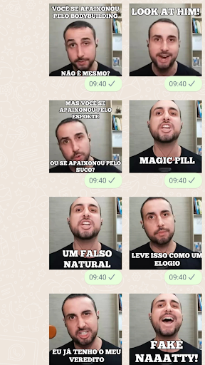 Android application Stickers Rodrigo Góes screenshort
