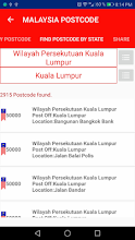 Selangor postcode