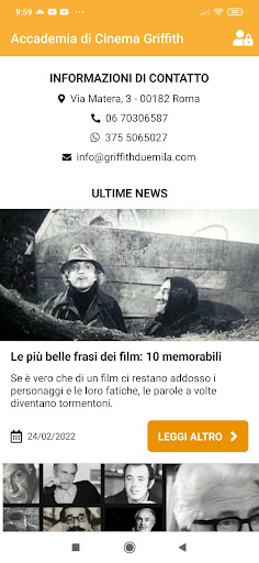 Android application MyGriffith screenshort